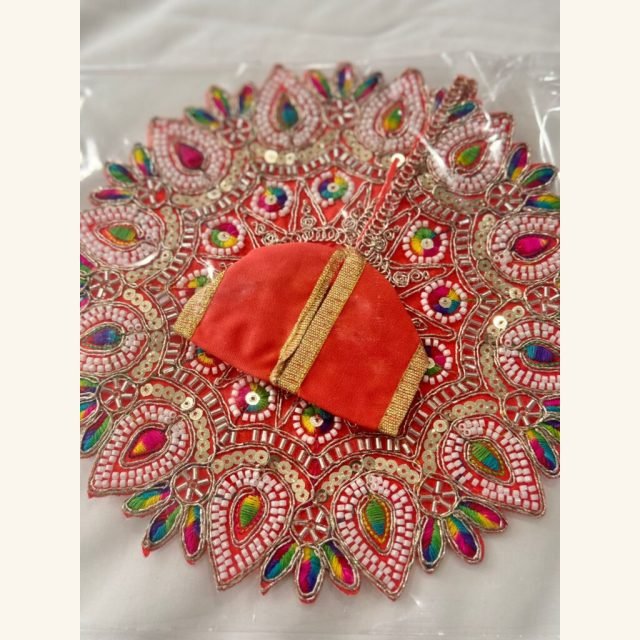 Laddu Gopal Orange Dress