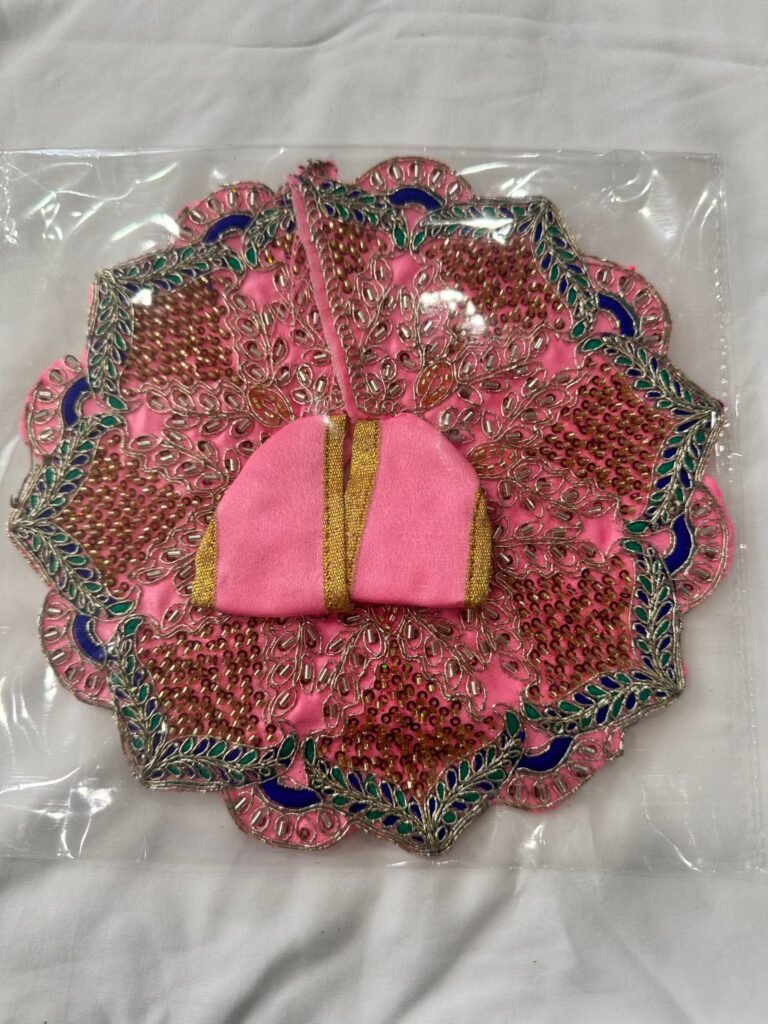 Laddu Gopal Pink Dress