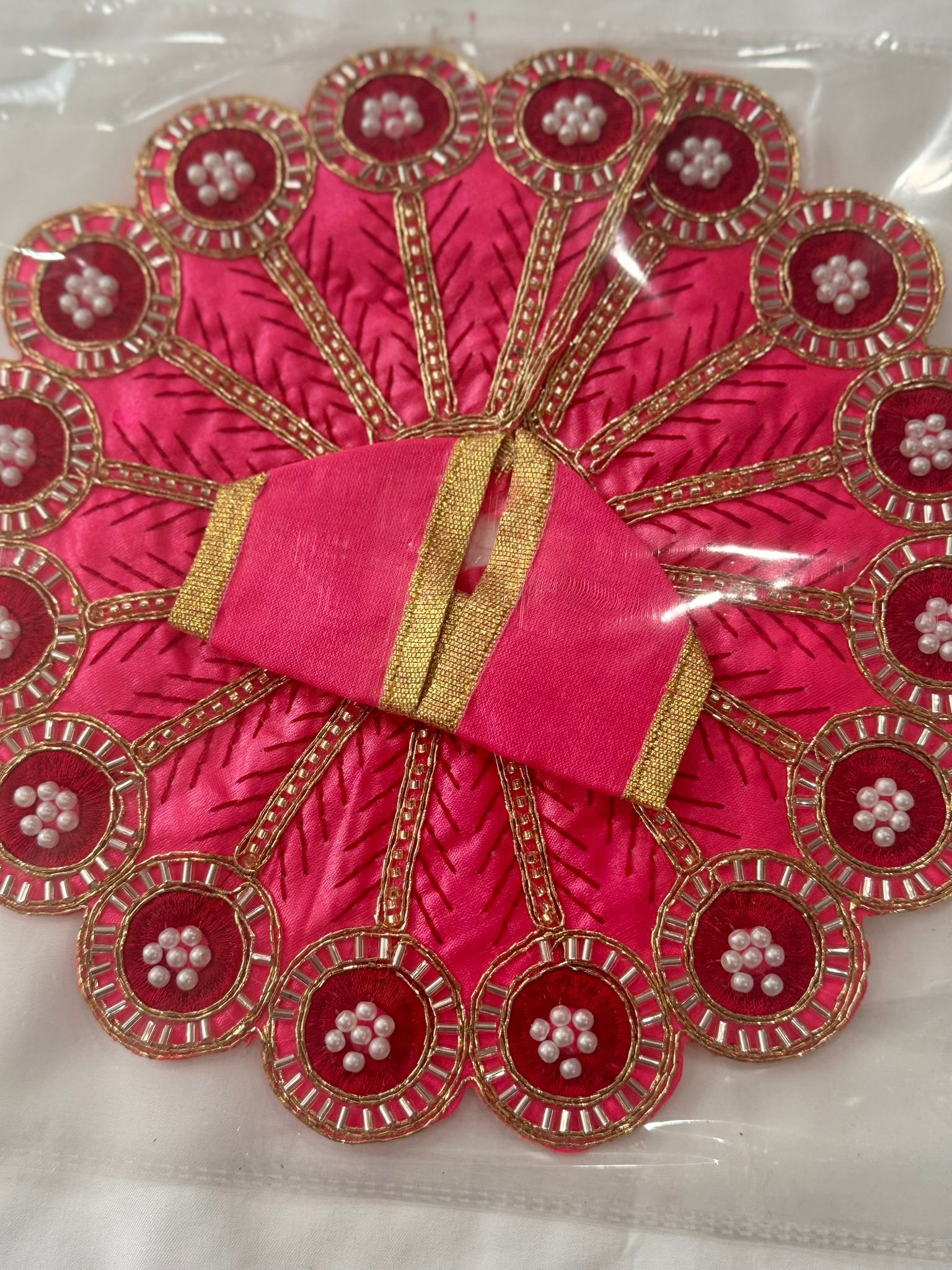 Laddu Gopal Red Dress