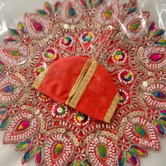 Laddu Gopal Orange Dress