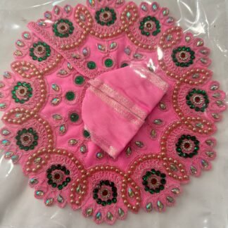 Laddu Gopal Baby Pink Dress