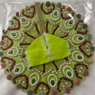Laddu Gopla Green Dress