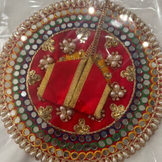 Laddu Gopal Red Navratri Dress