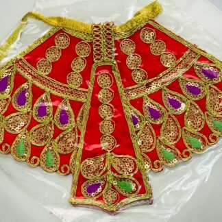 Radha Rani lehenga with lotus pattern and embroidery